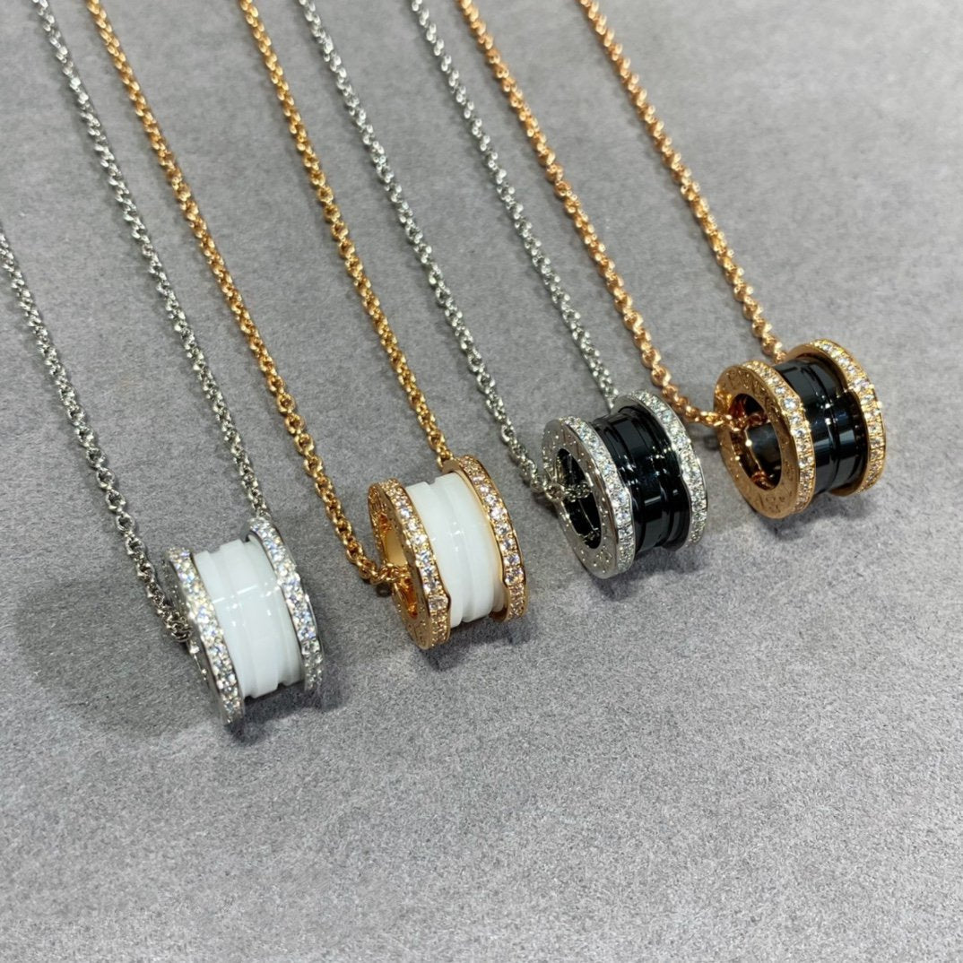 [Love Lucky]ZERO 1 DIAMOND CERAMIC NECKLACE