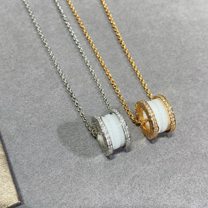 [Love Lucky]ZERO 1 DIAMOND CERAMIC NECKLACE