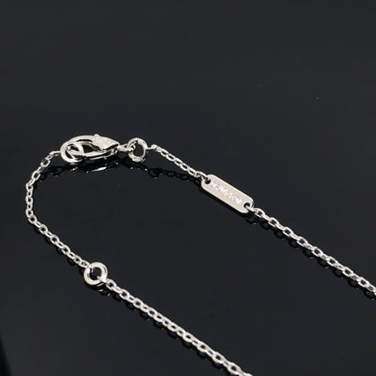 [Love Lucky]CLOVER PIETERSITE SILVER LONG NECKLACE