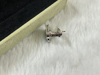 [Love Lucky]CLOVER PIETERSITE MEDIUM STUD EARRINGS