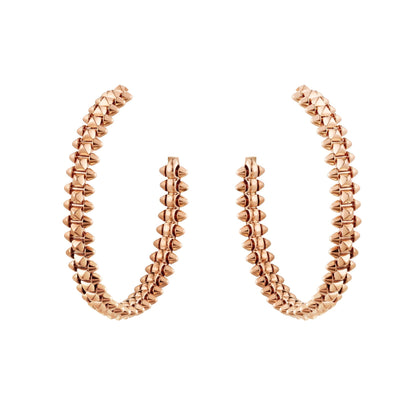 [Love Lucky]CLASH LARGE HOOP EARRINGS