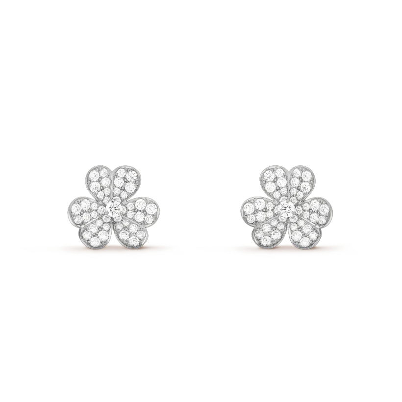 [Love Lucky]CLOVER COMOS DIAMOND EARRINGS SILVER
