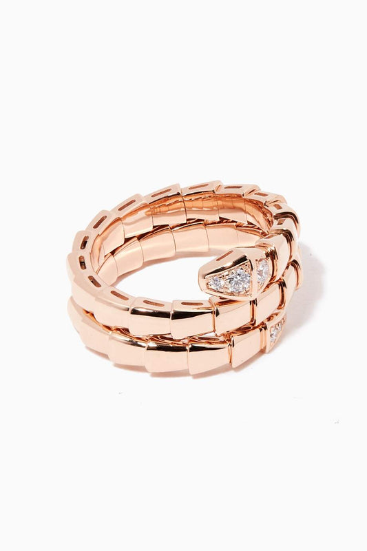 [Love Lucky]SERPENTS DOUBLE ROW DIAMOND RING