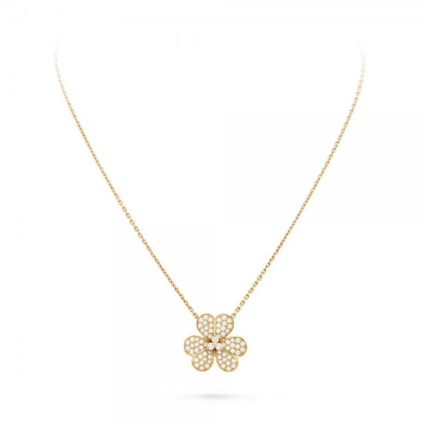 [Love Lucky]FLOWER DIAMOND NECKLACE