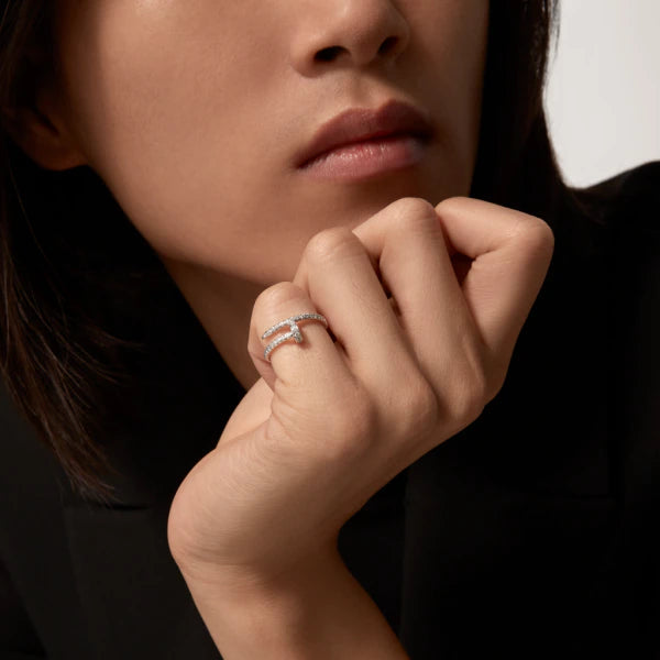 [Love Lucky]JUSTE RING 1.8MM SILVER DIAMONDS