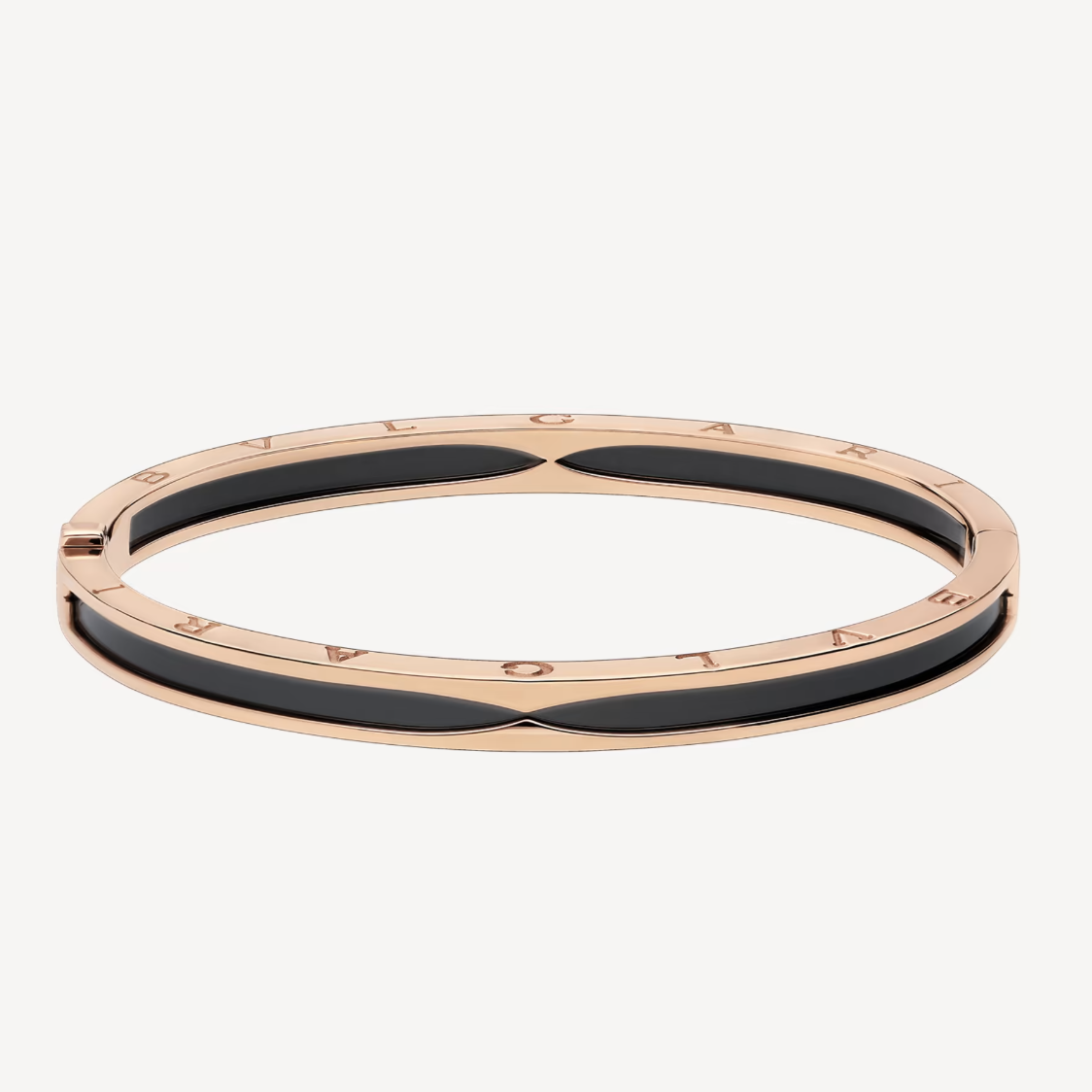 [Love Lucky]ZERO 1 PINK GOLD WITH BLACK CERAMIC BRACELET