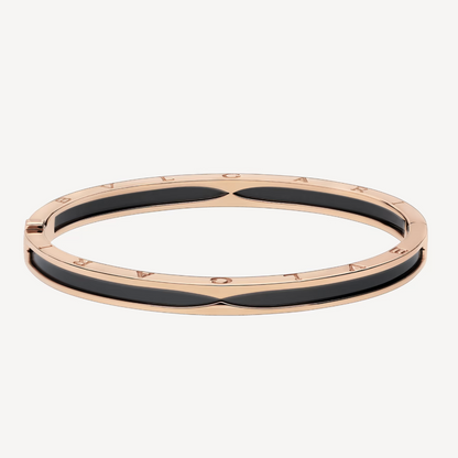 [Love Lucky]ZERO 1 PINK GOLD WITH BLACK CERAMIC BRACELET