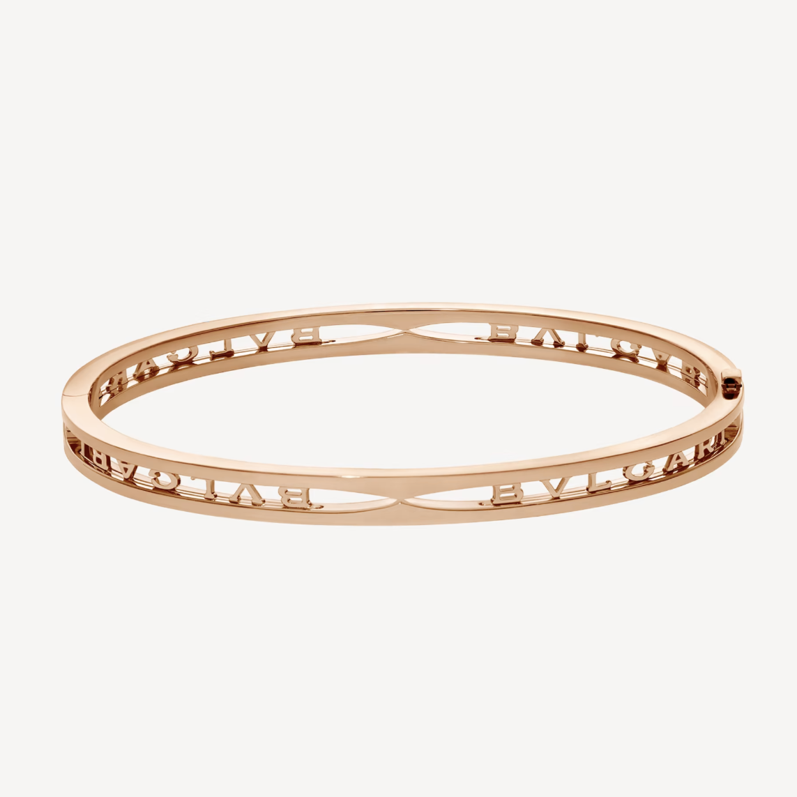 [Love Lucky]ZERO 1 SPIRAL LOGO PINK GOLD BRACELET