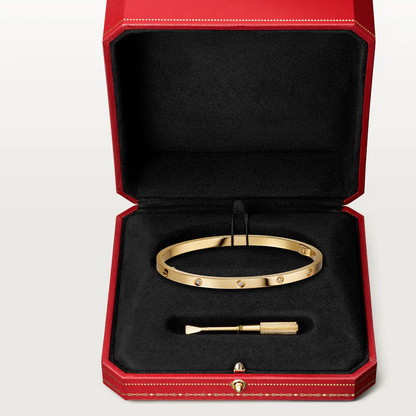 [Love Lucky]LOVE BRACELET 3.65MM 10 DIAMONDS