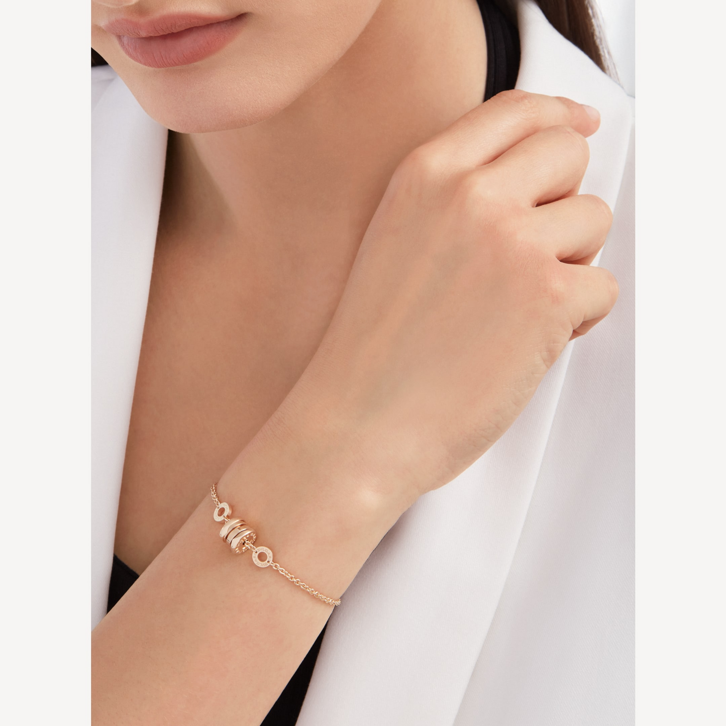 [Love Lucky]ZERO 1 SOFT PINK GOLD BRACELET