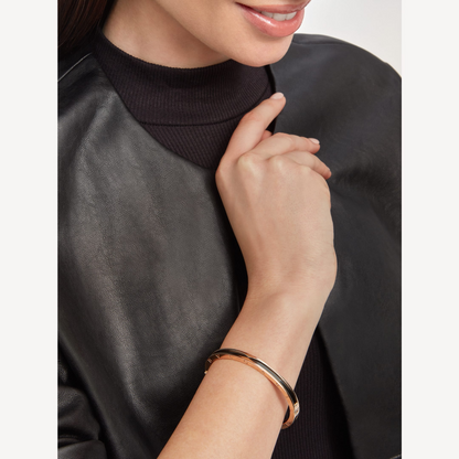 [Love Lucky]ZERO 1 PINK GOLD WITH BLACK CERAMIC BRACELET