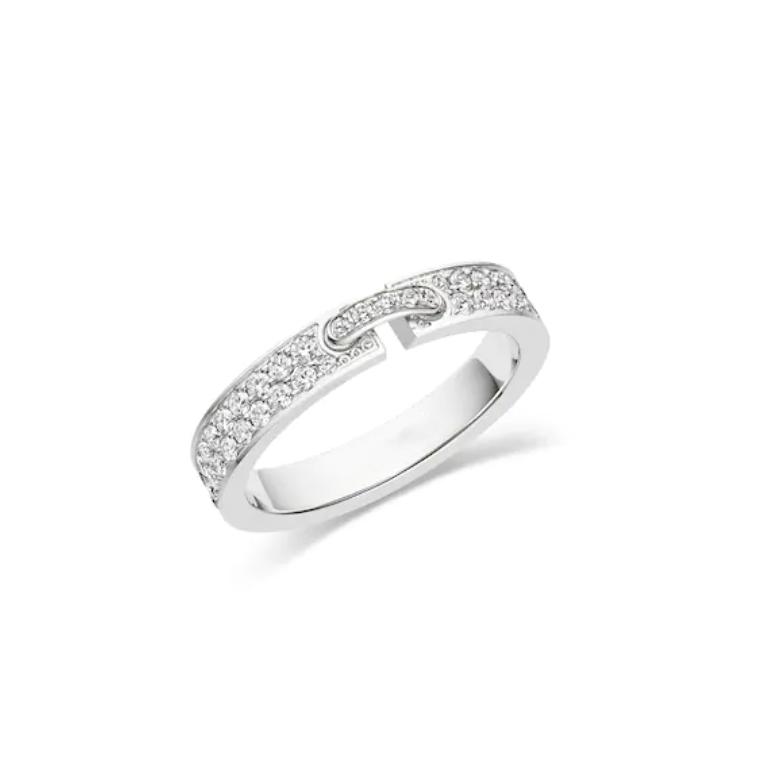 [Love Lucky]ALLIANCE LIENS VIDENCE PAVED DIAMOND 4MM RING