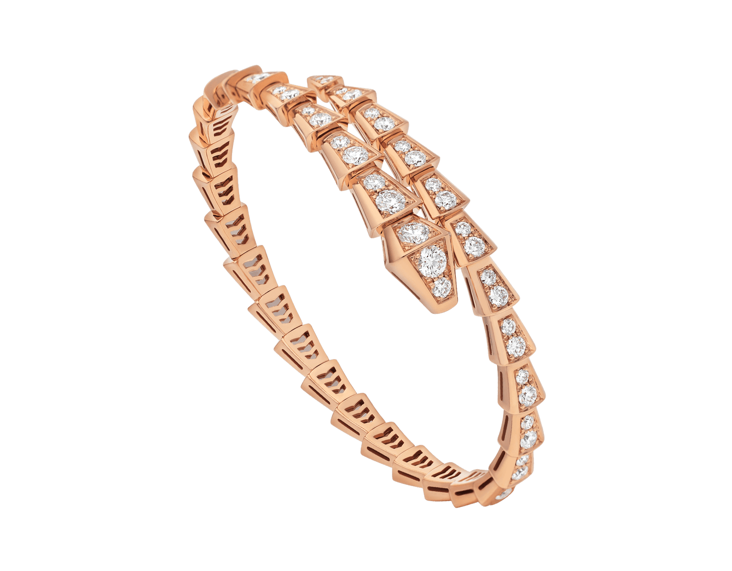 [Love Lucky]SERPENTI BRACELET 6.8MM PINK GOLD DIAMOND