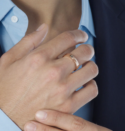[Love Lucky]ALLIANCE LIENS VIDENCE 4MM RING
