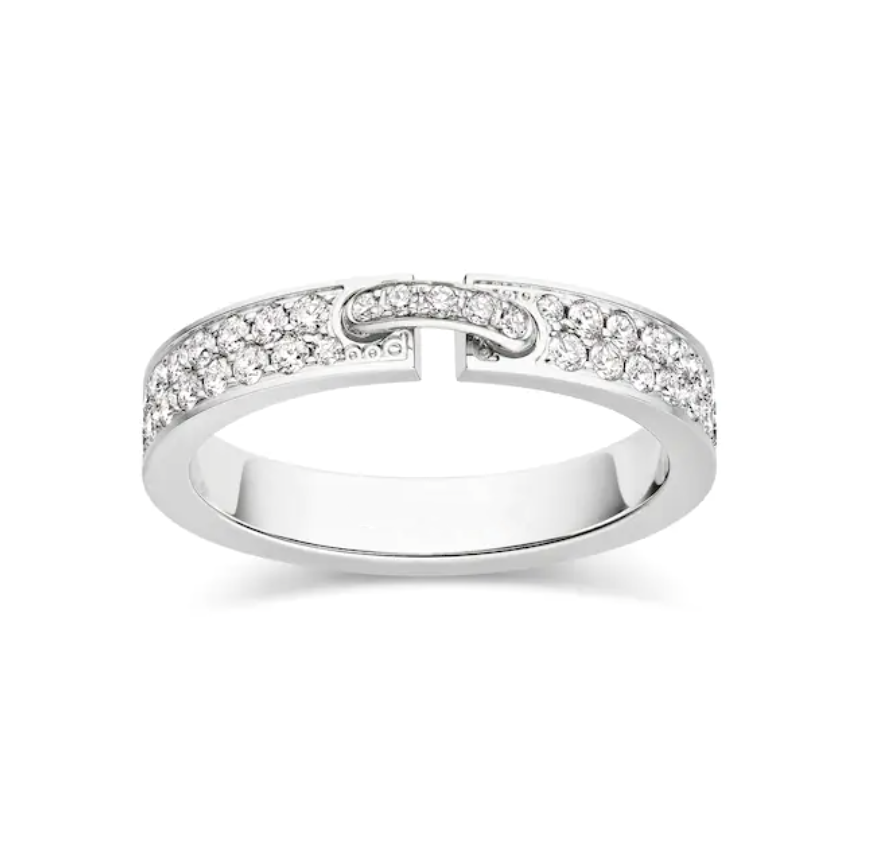 [Love Lucky]ALLIANCE LIENS VIDENCE PAVED DIAMOND 4MM RING