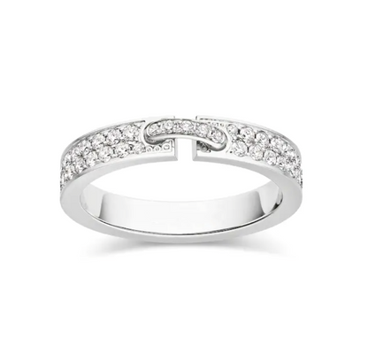[Love Lucky]ALLIANCE LIENS VIDENCE PAVED DIAMOND 4MM RING