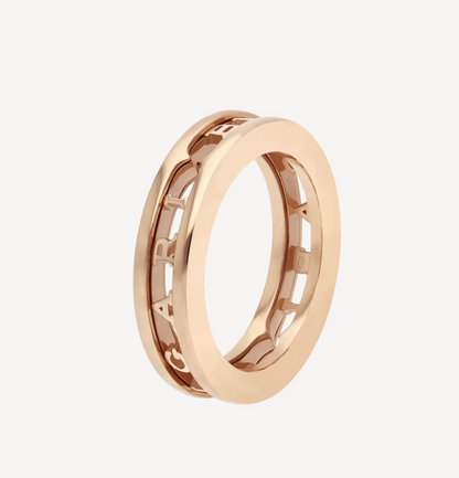 [Love Lucky]ZERO 1 ONE-BAND WITH OPENWORK LOGO SPIRAL RING