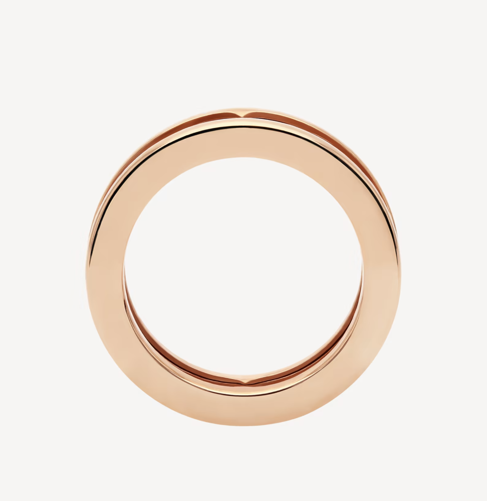 [Love Lucky]ZERO 1 ONE-BAND WITH OPENWORK LOGO SPIRAL RING