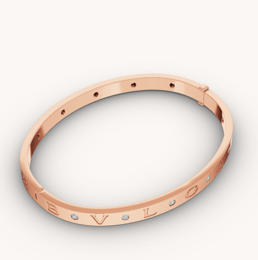 [Love Lucky]ZERO 1 PINK GOLD 12 DIAMONDS BRACELET