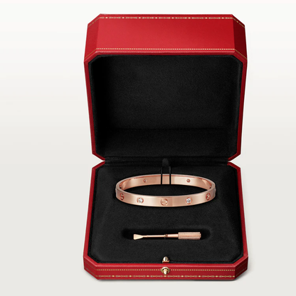 [Love Lucky]LOVE BRACELET 6.1MM 4 DIAMONDS
