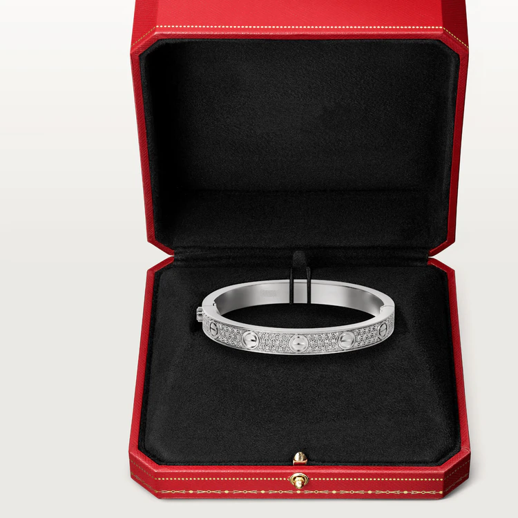 [Love Lucky]LOVE BRACELET 6.1MM DIAMOND-PAVED