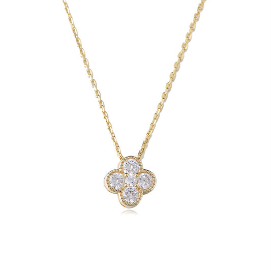 [Love Lucky]s925 sterling silver diamond necklace