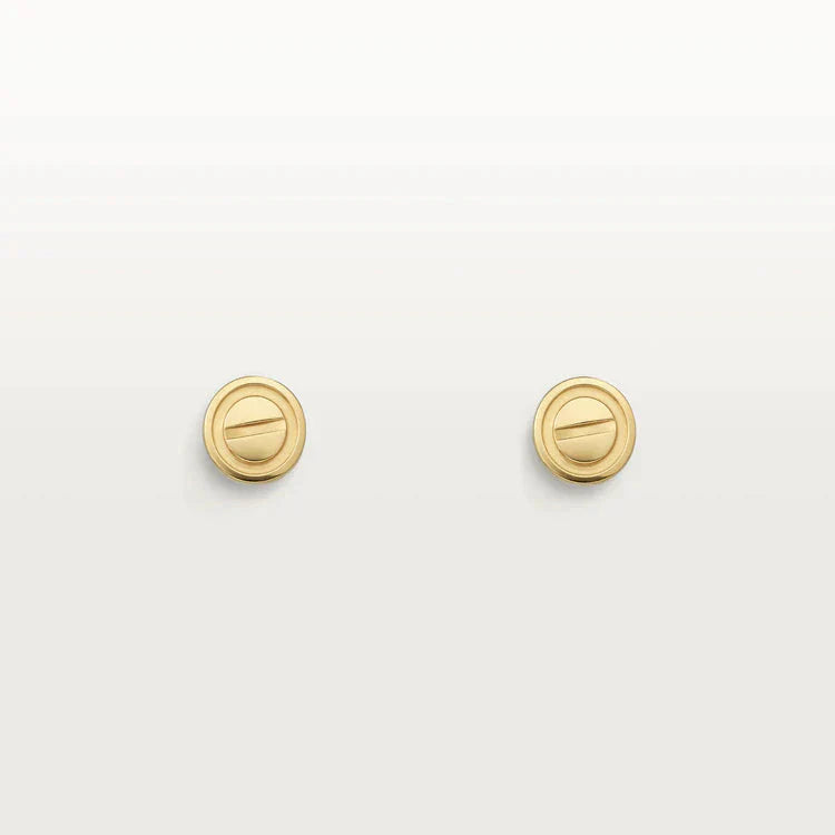 [Love Lucky]LOVE EARRINGS GOLD 10MM