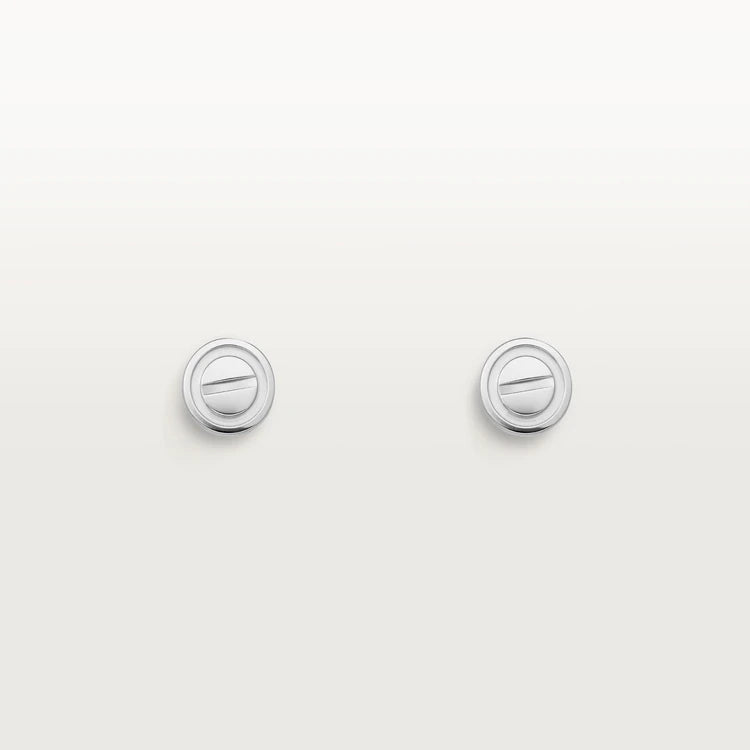 [Love Lucky]LOVE EARRINGS SILVER 10MM