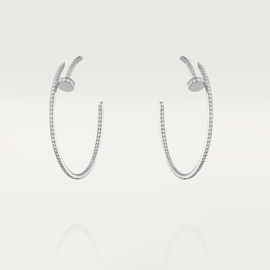 [Love Lucky]JUSTE EARRINGS FULL DIAMONDS 1.8MM