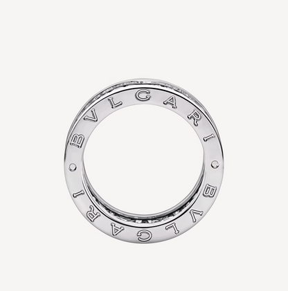 [Love Lucky]ZERO 1 WITH PAVED DIAMONDS ON THE SPIRAL RING