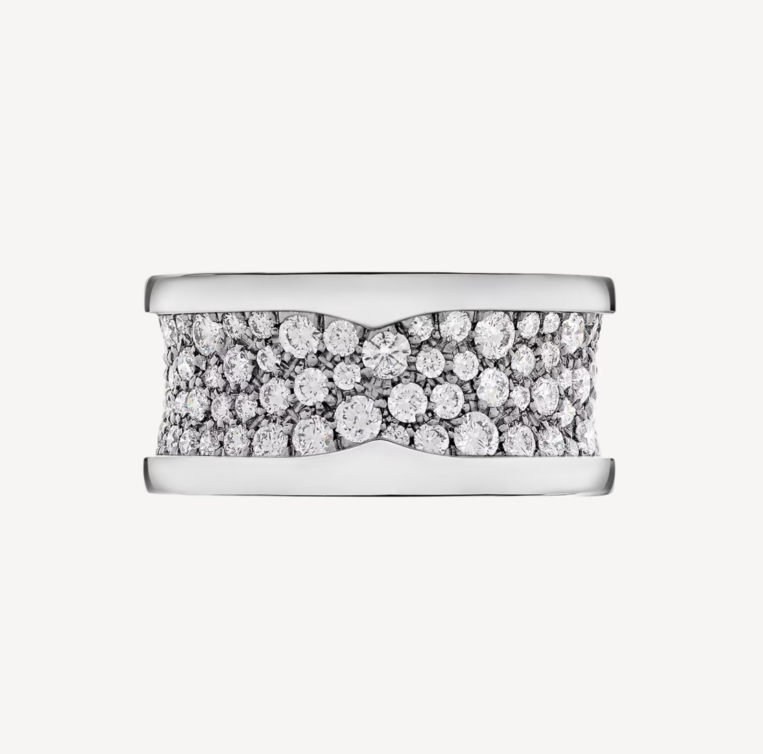 [Love Lucky]ZERO 1 WITH PAVED DIAMONDS ON THE SPIRAL RING
