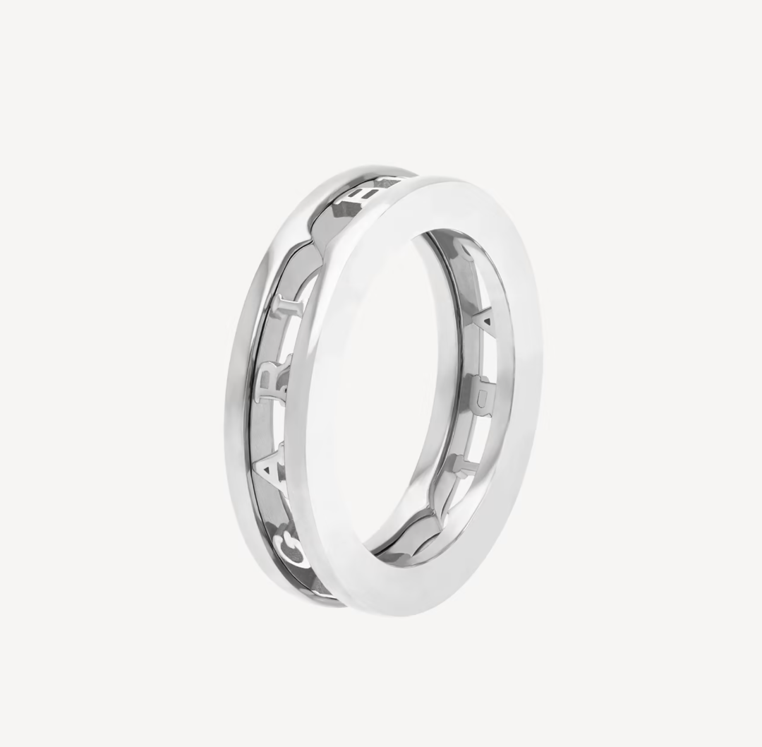 [Love Lucky]ZERO 1 ONE-BAND WITH OPENWORK LOGO SPIRAL RING