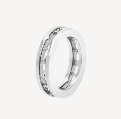 [Love Lucky]ZERO 1 ONE-BAND WITH OPENWORK LOGO SPIRAL RING