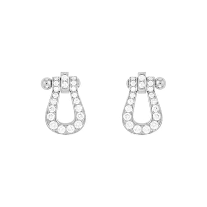 [Love Lucky]FORCE 10 FULL DIAMOND STUD EARRINGS MINI MODEL
