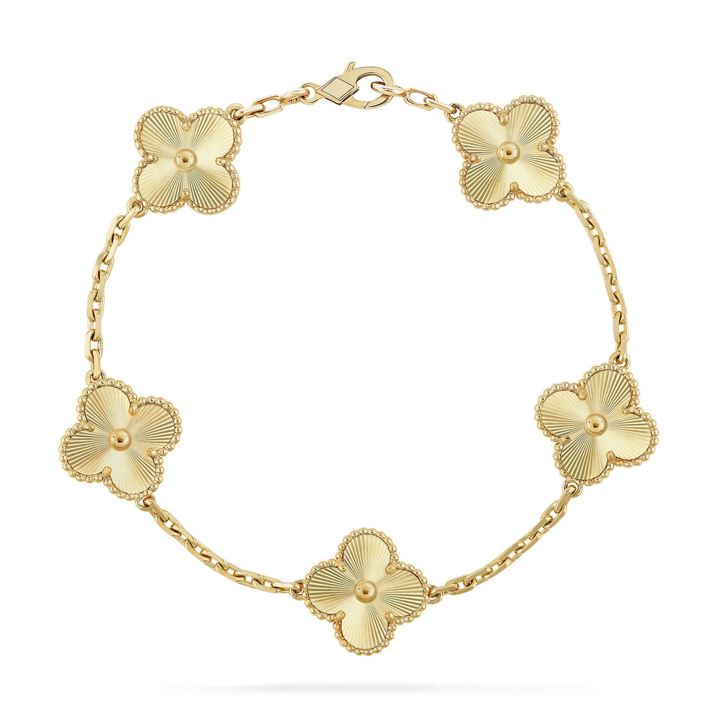 [Love Lucky]CLOVER 5 FLOWERS LASER BRACELET