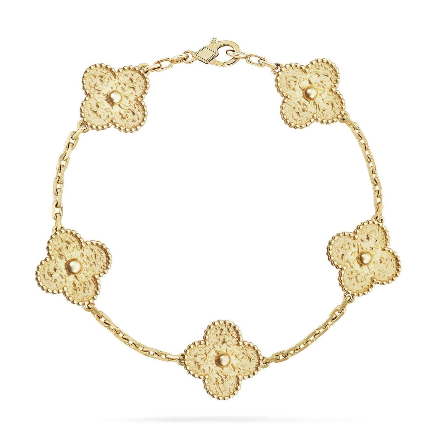 [Love Lucky]CLOVER 5 MOTIFS BRONZING BRACELET