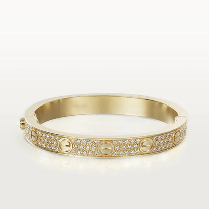 [Love Lucky]LOVE BRACELET 6.1MM DIAMOND-PAVED