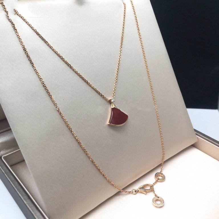 [Love Lucky]DREAM NECKLACE CARNELIAN 1 DIAMOND