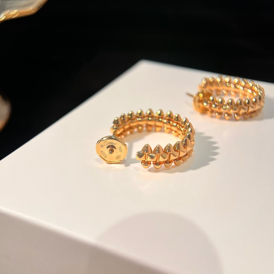 [Love Lucky]CLASH SMALL HOOP EARRINGS