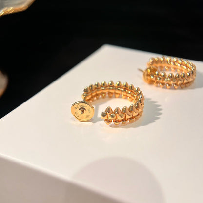 [Love Lucky]CLASH SMALL HOOP EARRINGS