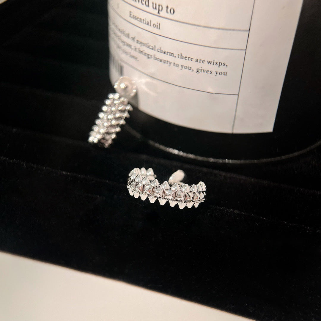 [Love Lucky]CLASH SMALL HOOP EARRINGS