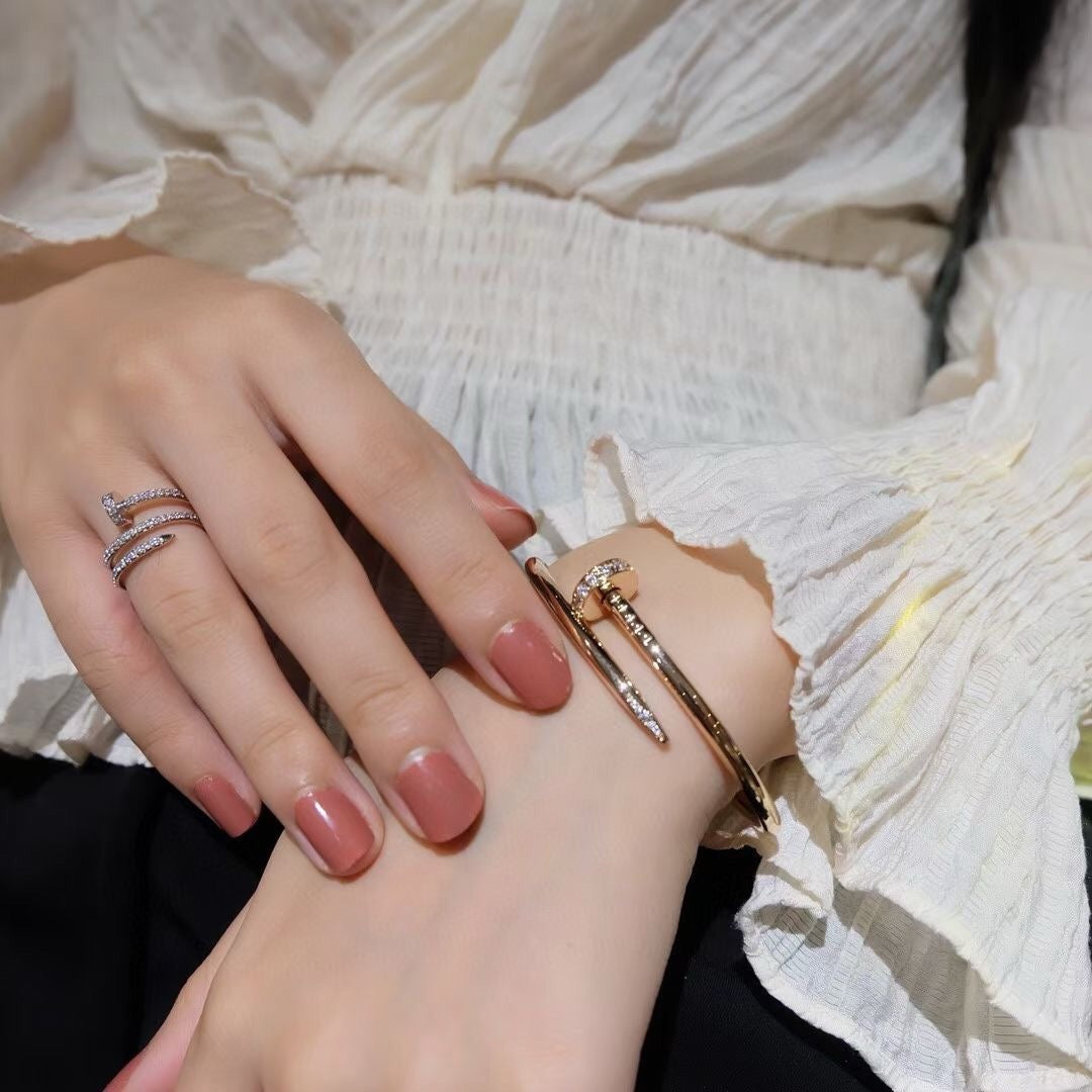 [ラブラッキー]ジャステブレスレット 3.5MM ダイヤモンド