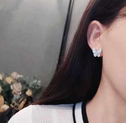 [Love Lucky]BUTTERFLY ALL DIAMOND EARRINGS