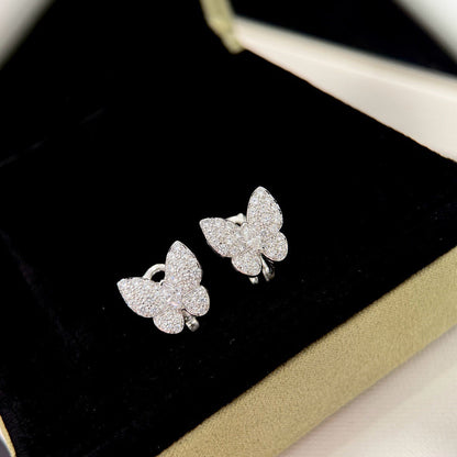 [Love Lucky]BUTTERFLY ALL DIAMOND EARRINGS