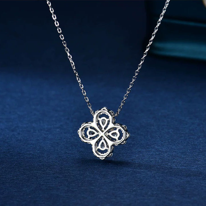 [Love Lucky]LOOP NECKLACE FULL MOTIF DIAMOND 16MM MULTIPLE COLORS