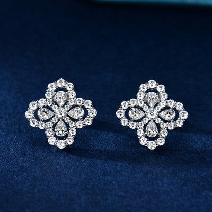 [Love Lucky]LOOP EARRINGS FULL MOTIF DIAMOND 16MM