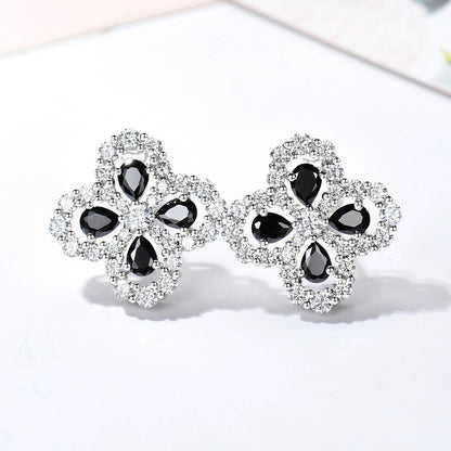 [Love Lucky]LOOP EARRINGS FULL MOTIF DIAMOND 16MM