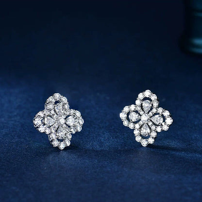[Love Lucky]LOOP EARRINGS FULL MOTIF DIAMOND 16MM
