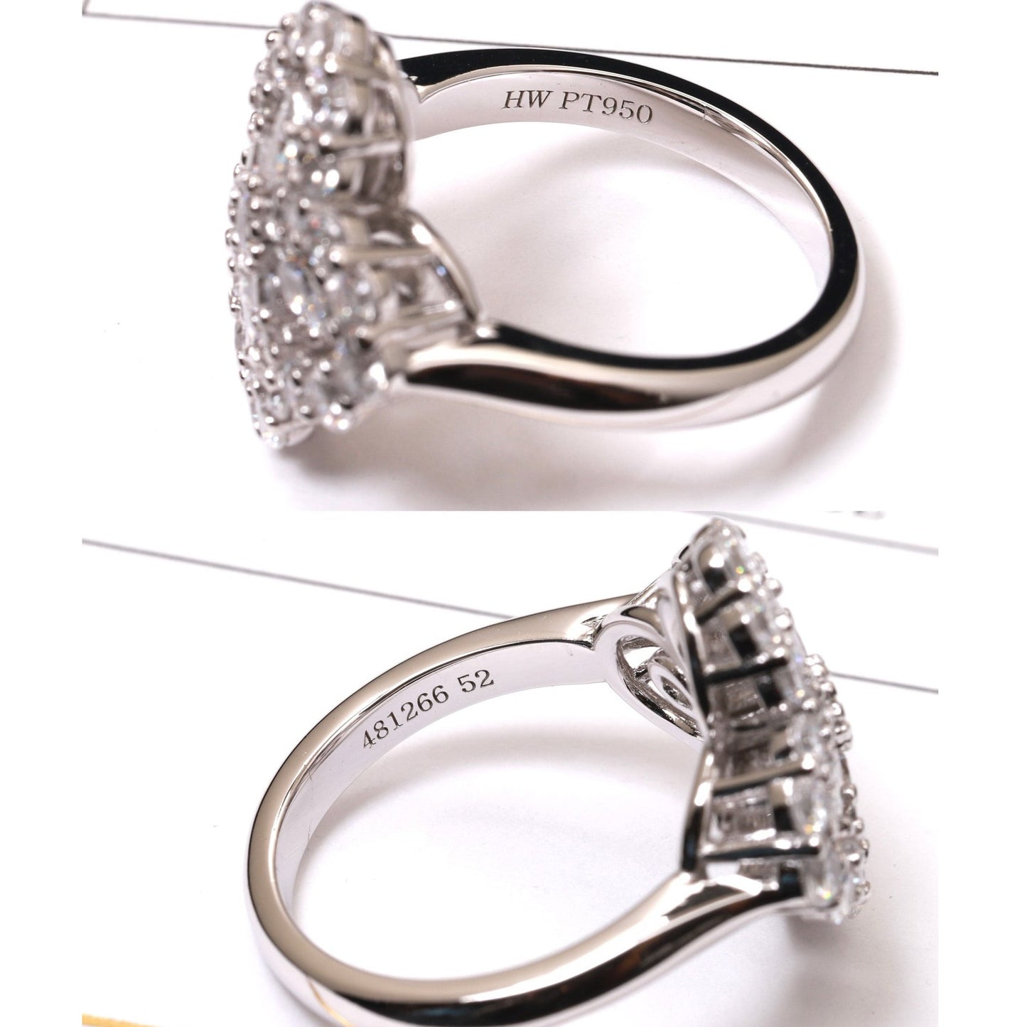 [Love Lucky]LOOP RING FULL MOTIF DIAMOND 16MM SILVE