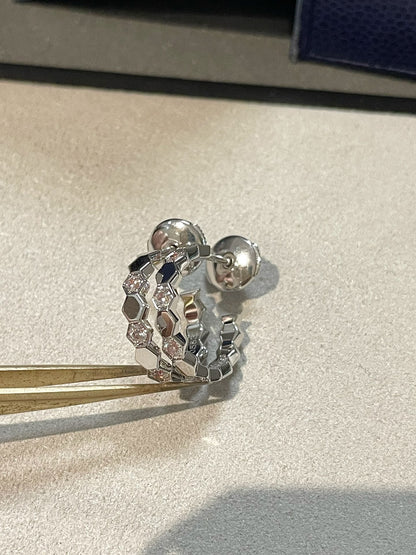 [Love Lucky]Hollow Design Four-Leaf Clover Flower Shape Ring